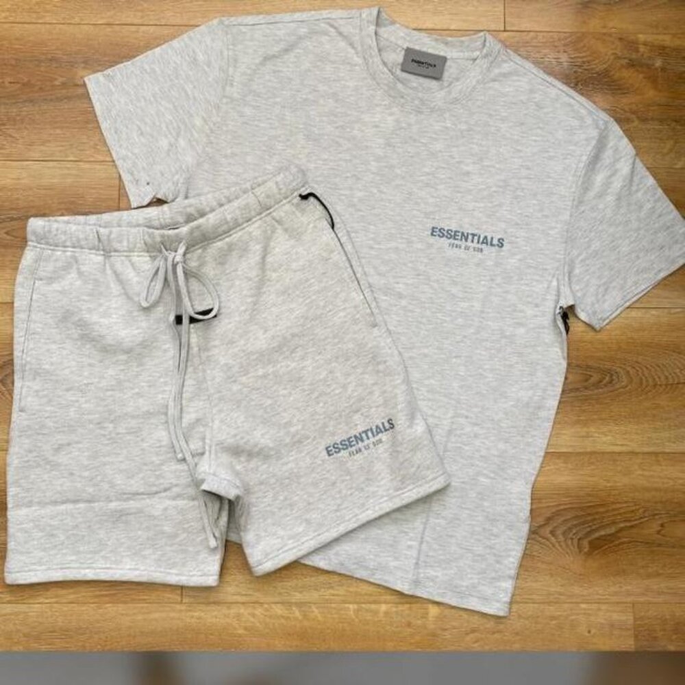 Essentials Men's Grey Shorts